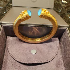 Julie Vos Paris Luxe Demi Cuff Hinged Bracelet
